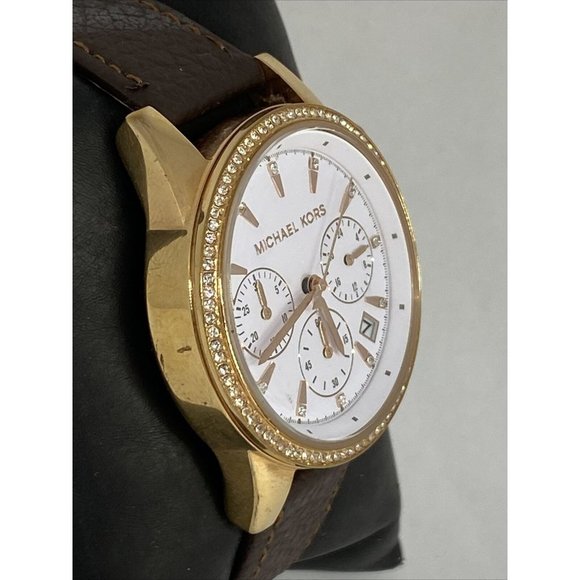 Michael Kors Ritz MK6324 Women\'s Brown Leather Ana main image 12